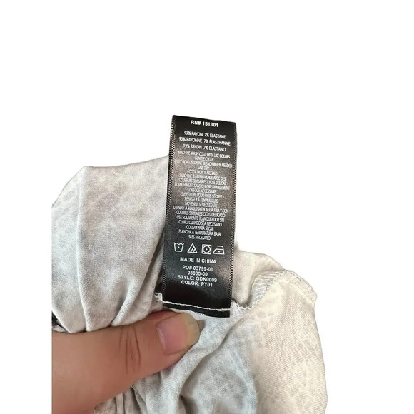 Good American The Runaround Wrap Dress Python Print Size 0 / XS - Picture 12 of 12